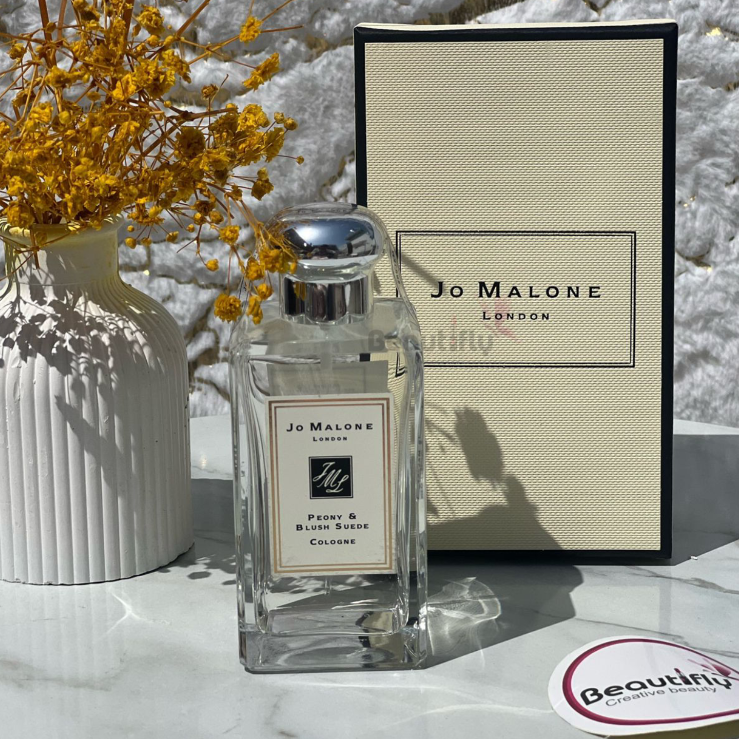 Peony and Blush Suede